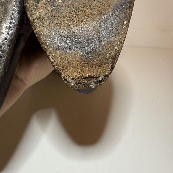 Lucchese 1883 Corbin Mad Dog Goat  Cowboy Boots Chocolate N1556R4 Size 10 D - Picture 10 of 12